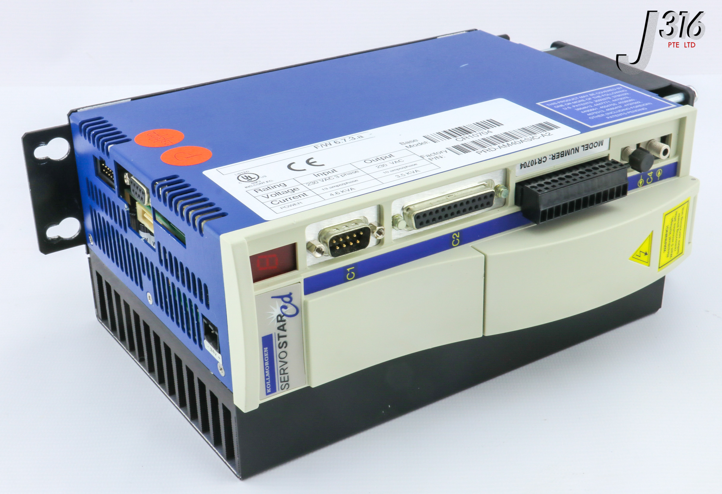 リクエスト専用ページ 28446 KOLLMORGEN SERVO DRIVE AMPLIFIER, SERVOSTAR CD, PRD-AM40ASIC